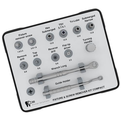 DSI FSRC Compact Fixture & Screw Removal Dental Kit Ø1.6/1.8mm