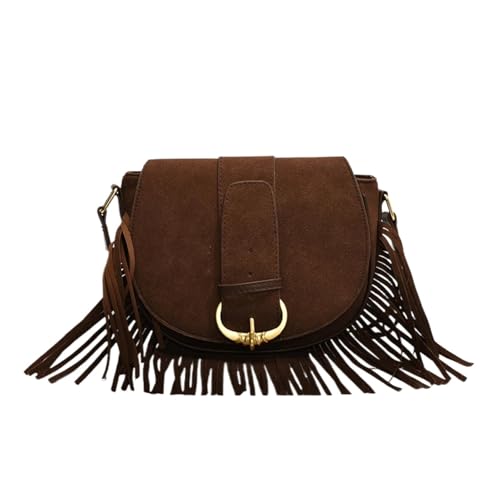 Petit sac à main avec pompon et bandoulière réglable pour femme
