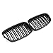 Qitian ABS Front Replacement Kidney Grille for BMW 5 Series GT/F07, Gloss Black