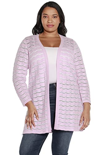 Shadow Striped Cardigan Sweater For Women Plus Size Long Cardigans For Women #TOP4