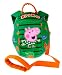 Peppa Pig George Rucksack Zügeltasche Kleinkind Jungen Kleiner Rucksack mit abnehmbarem Sicherheitsgeschirr für elterliche Kontrolle, Dino, Einheitsgröße, Rucksäcke