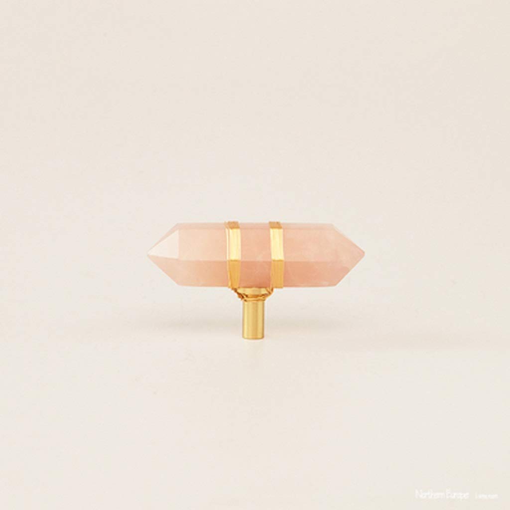 Bouton meuble cristal rose pour réparer poignée commode
