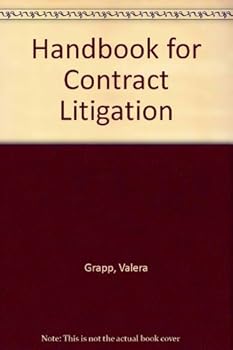 Hardcover Handbook for Contract Litigation Book