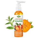 RYH Persimmon Body Wash for Body Odor Control – Natural Deodorant Soap for Eliminating Odor, Smelly Feet Deodorant Body Odor Eliminator, Gentle on All Skin Types, Persimmon Shower Gel for Women & Men