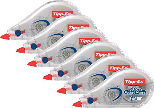 Tipp-Ex Mini Pocket Mouse - Rotuladores de corrección desechables (3 unidades), 3er Pack, 1