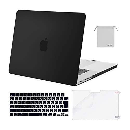 MOSISO 対応機種 MacBook Pro 16インチ ケース M4 M3 M2 M1 A3403 A3186 A2991 A2780 A2485(2025-2021発売) 、プラスチック ハードシェルカバー & (日本語 JIS配列)キーボードカバー