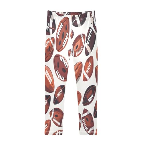 Toddler Girls Leggings Printed Yoga Pants Leggings Rugby Sports Equipment for Kids
