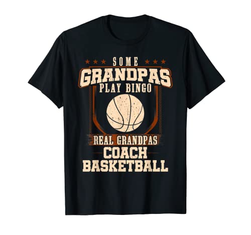 Hombre Grandpas Play Bingo Real Grandpas Coach - Camiseta de baloncesto Camiseta Cover