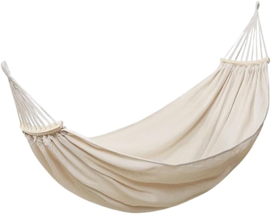 Hammock Canvas Hammock Outdoor Swing Outdoor Camping Anti-Rollover Hanging Chair Dormitory Indoor Camping Picnic Hammocks for Outside