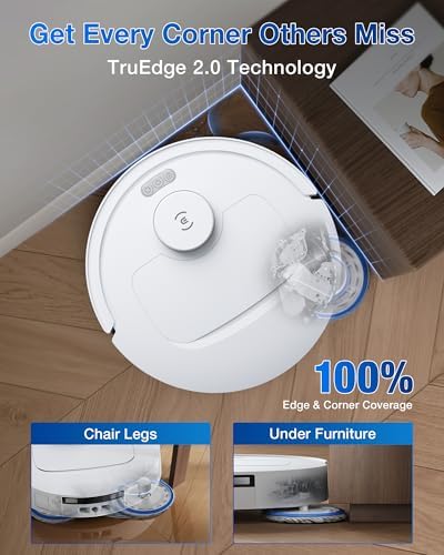 ECOVACS DEEBOT T30C Omni İstasyonlu Robot Süpürge, Robot Süpürge 20000Pa, Sıcak Suda Yıkama 75°C, OZMO Turbo 2.0 Paspas, ZeroTangle 3.0 Fırça, Uyarlanabilir Islak Temizleme, Beyaz - Görsel 3