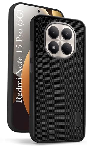 Image of Jkobi Rubberised Back Cover Case for Xiaomi Redmi Note 15 Pro 5G (Textured Grip Design | Micro-Fiber Cloth Inside | Slim and Light Weight | Soft Touch and Feel)