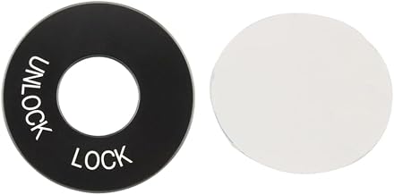 Bacar Fork Lock Ring Cover for Harley Road King FLHR 1994-2024 | 1PC Aluminium Ignition Lock Trim for Road King Special 2015-2024, Road King Classic 2010-2024