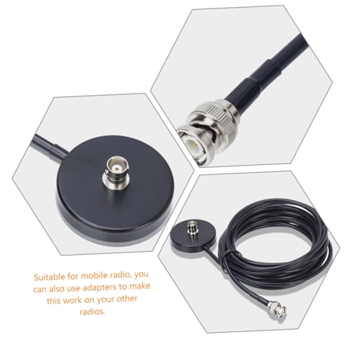 Base de montaje magnética Operitacx con cable coaxial de 5m para evitar caídas de antena 6