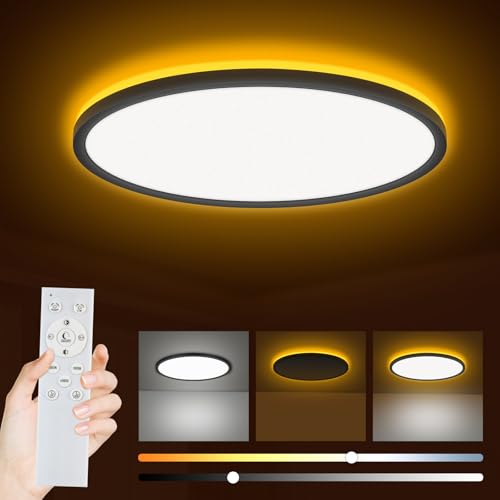Lampe LED chambre anti-éblouissement avec veilleuse ambre relaxante