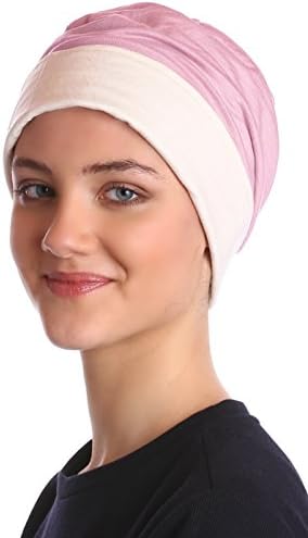 Reversible cotton bamboo beanie in grey