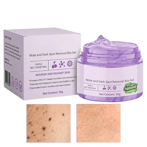 Bio Gel De Dermaclear, Gel De Lavado Facial, Crema De Limpiador Facial, Limpieza Y Actualización, Fórmula Pero Efectiva, Pieza De 30 G/1x, Perfecta Para Hombres Y Mujeres