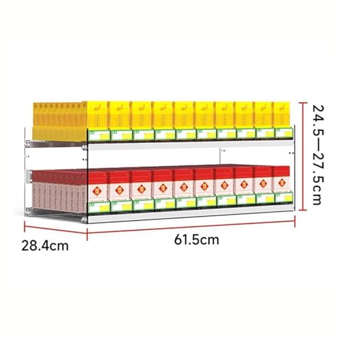 Expositor de acrílico para cigarrillos con empujador automático de 61.5cm 3