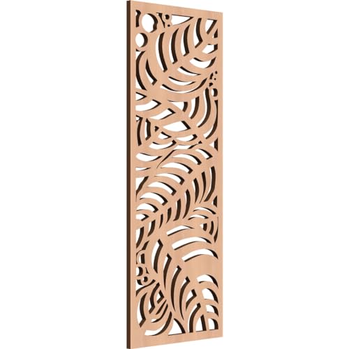 Image of 11 3 /8 inchW x 29 3 /8 inchH x 3 /8 inchT Mills Decorative Fretwork Wood Wall Panels, Alder