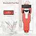 Door Latch Mortise Tool, Mortise Kit with Vertical Calibration Plate, Complete Door Latch Installation Kit for Fast, Clean, and Professional Mortising on 1-3/8