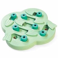 Outward Hound by Nina Ottosson Puppy Hide N' Slide Treat Puzzle Enrichment Dog Toy, Green