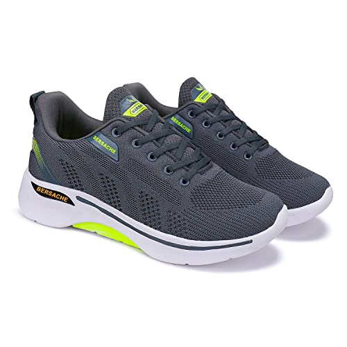 Image of BERSACHE Premium Sports,Gym, Trending, Stylish Running Shoes for Men (Blue)