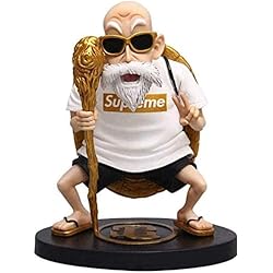No Dragon Balls: Modelo de Anime Gold Master Roshi Sennin Modelo de Personaje Animado Regalo Infantil PVC 17 cm estatuilla Anime Regalos Juguetes Modelos de Kits