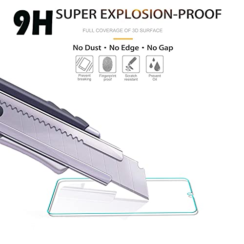 (3 Pack) Beukei Compatible For Xiaomi Redmi Note 8 Pro Tempered Glass Screen Protector (6.53 Inches), Glass With 9H Hardness, With Lifetime Replacement Warranty,(Not Fit For Redmi Note 8/Redmi 8) #TOP2