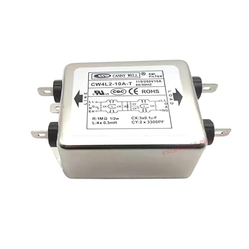 CW4L2-20A-T EMI �p���[�t�B���^�[ �P�� CW4L2-10A-T CW4L2-6A-T AC 115V/250V 20A 50/60Hz �L���j�[�E�F���p �L���j�[�E�F�������pOEM�p