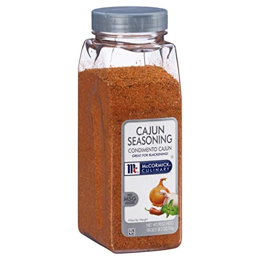 McCormick Culinary Cajun Seasoning, 18 oz - One 18 Ounce Container of Cajun Seasoning Mix, Made to Enhance Catfish, Crawfish, Jambalaya, Gumbo and More