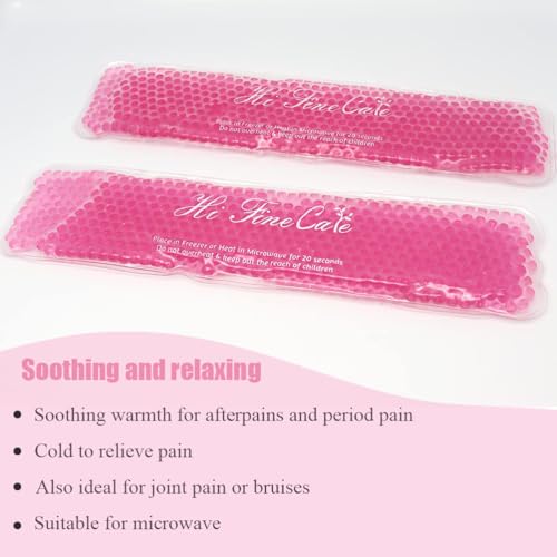 Image of Perineal Cooling Pad for Postpartum Recovery, Extra Durable Gel Cold Packs for Hemorrhoids & C-Section Relief, 2 Reusable Ice Packs & 2 Washable Covers, New Mom Gift