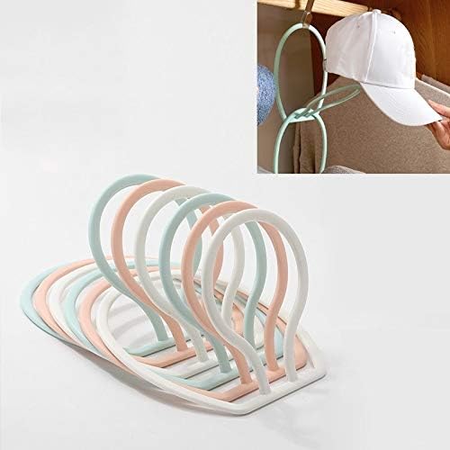 DINGXUEMEIDXM CVFG 6 PCS Multifunctional Hat Storage And Drying Rack Behind The Door Dormitory Scarf Bag Hook (Color : Mixed Colors)