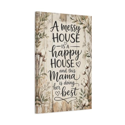 Toile canvas Nature Mama 50x75 cm pour habiller un grand mur vide de salon avec style