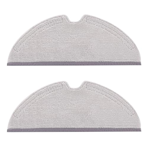 roborock 2 Pack Microfiber Mop Cloths for Q 5, Q5 Pro, Q5 Pro+, Q7, Q7Max, Q8Max, Q8Max+, E Series, S5, S5 Max, S 6, S6 Pure, S6 MaxV Robot Vacuum Cleaner, Mop Pad Replacement Accessories by roborock - Used condition - US$7.57