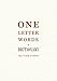 One-Letter Words, a Dictionary