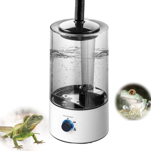 Azonee Reptile Humidifier, Fogger with Extension Tube, 4L Large Tank, Suitable for Various Reptiles and Amphibians, Pet Supplies