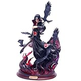  LETAMG Anime Naruto Shippuden Itachi Uchiha PVC Shippuden Uchiha Itachi PVC Doll Statue Movable Muñeca Colección  Decoración de la Sala de Juguetes 26 cm