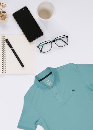 Image of Force NXT Men's Cotton Green Polo T-Shirt