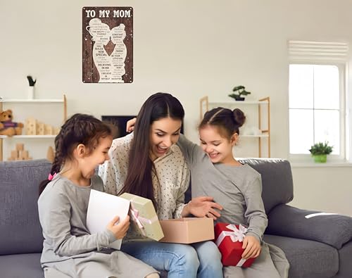 To-My-Mom-Sign-Heartfelt-I-Love-You-Mom-Gift-from-Daughter-Home-Decor-for-Kitchen-Bedroom-Office-12-x-8-3130 To My Mom Sign Heartfelt I Love You Mom Gift from Daughter Home Decor for Kitchen Bedroom Office 12 x 8 3130