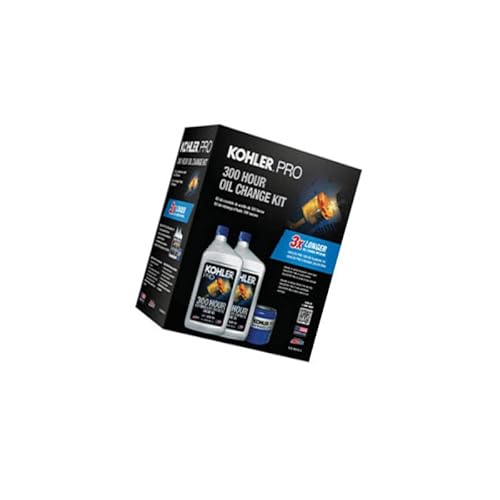 (OCN) 25 850 02-S compatible with Kohler Genuine OEM Pro 2 Quart 300 Hour Oil Change Kit CH11-16, CH18-25, CH410-450, CV620-752 + other models