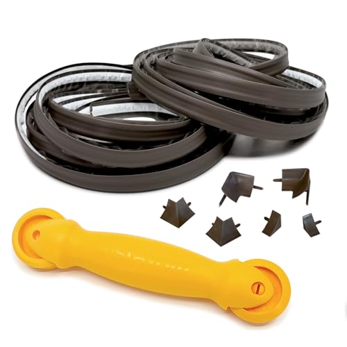 Image of InstaTrim Flexible, Self-Adhesive Caulk Complete Kit, inch x 10', 2-Pk, Bronze