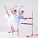 Dolibest 6ft Freestanding Ballet Bar, Height Adjustable Ballet Bar, Heavy Duty Dance Bar, with Non-Slip Rubber Pads, Enhanced Stability, Dance/Yoga/Fitness Stretching Bar, Ideal for Kids and Adults