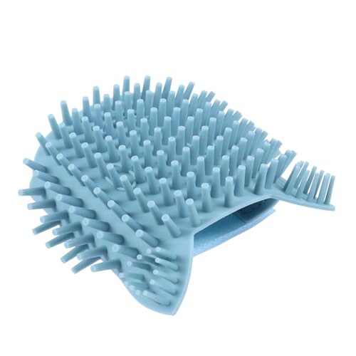 SUPVOX Cat Massage Comb Silicone Corner Brush for Cats Gentle Grooming and Fur Removal Tool Cat Wall Massager for Relaxation and Health Care