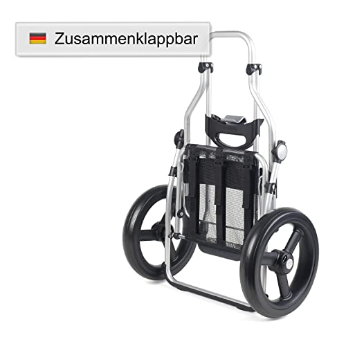 ANDERSEN Einkaufstrolley - Royal Shopper Imea blau 46 L robust,Shopping, Aluminium, klappbar, Kugellagerad – Bild 6