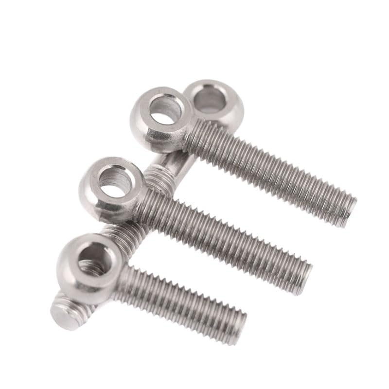 Tornillo Con Argolla Perno de ojo de acero inoxidable 304, cabeza de anillo redondo, perno de enlace, ojo de pez, orificio deslizante, tornillo M5 M6 8M M10 M12 M14 M16 M18 M20 Tornillo Con Anilla(150