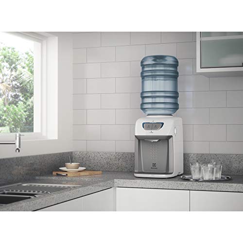 Bebedouro de Água Gelada Fria e Natural Motor Compressor controle de temperatura para galão Branco B