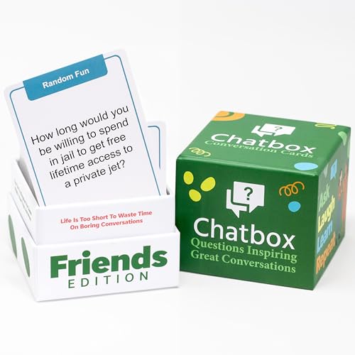 Chatbox Friends Edition Conversation Card Game for Adults and Teens