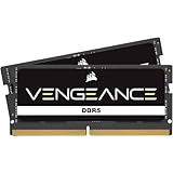 CORSAIR DDR5-4800MHz ノートPC用 メモリ VENGEANCE DDR5 64GB [32GB×2枚] SO-DIMM CMSX64GX5M2A4800C40 (PC5-38400) ブラック
