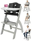 Abiie Beyond Junior Convertible Wooden High Chair with Removable Tray