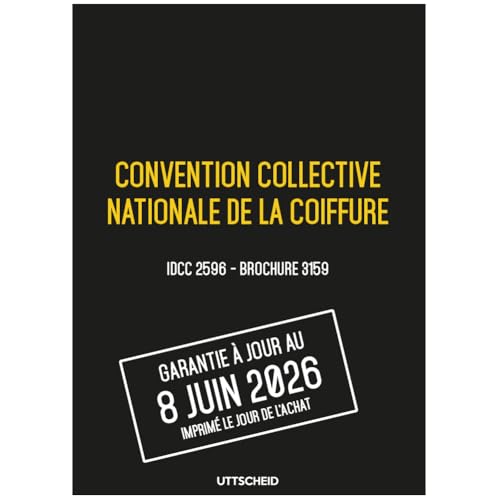 Convention collective coiffure résolvez les litiges IDCC 2596 Brochure 3159
