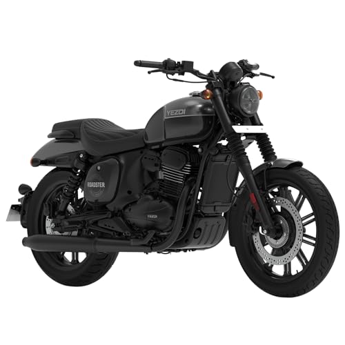 YEZDI Roadster Disc Bike Smoke Grey Alloy Wheels Booking for Ex-S...
